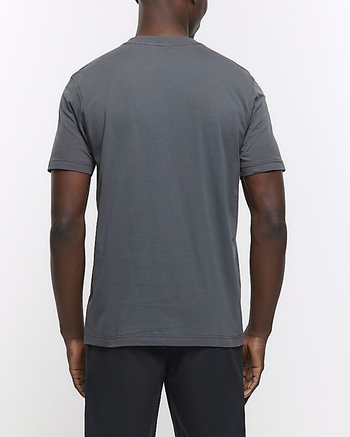 Grey slim fit t-shirt