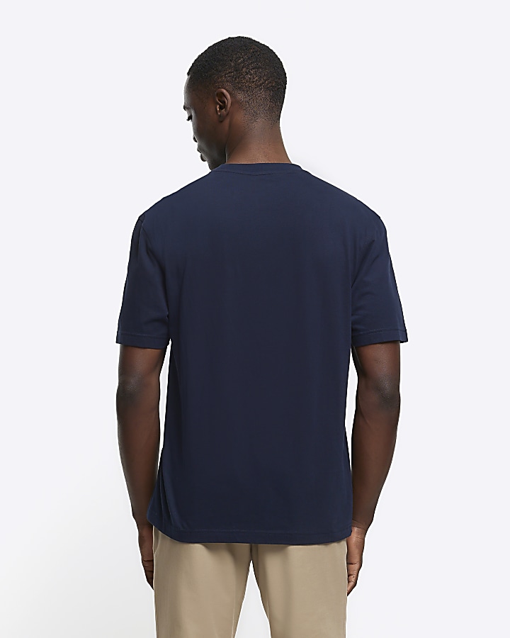 Navy regular fit t-shirt