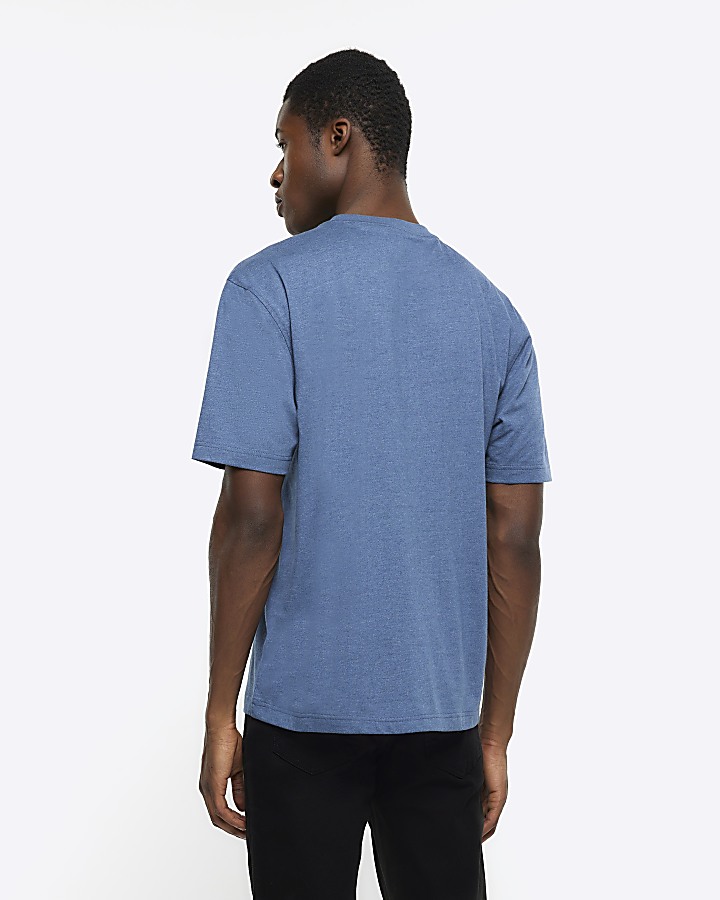 Blue regular fit t-shirt