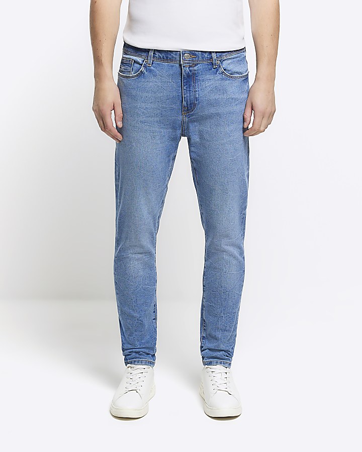 Blue skinny fit jeans