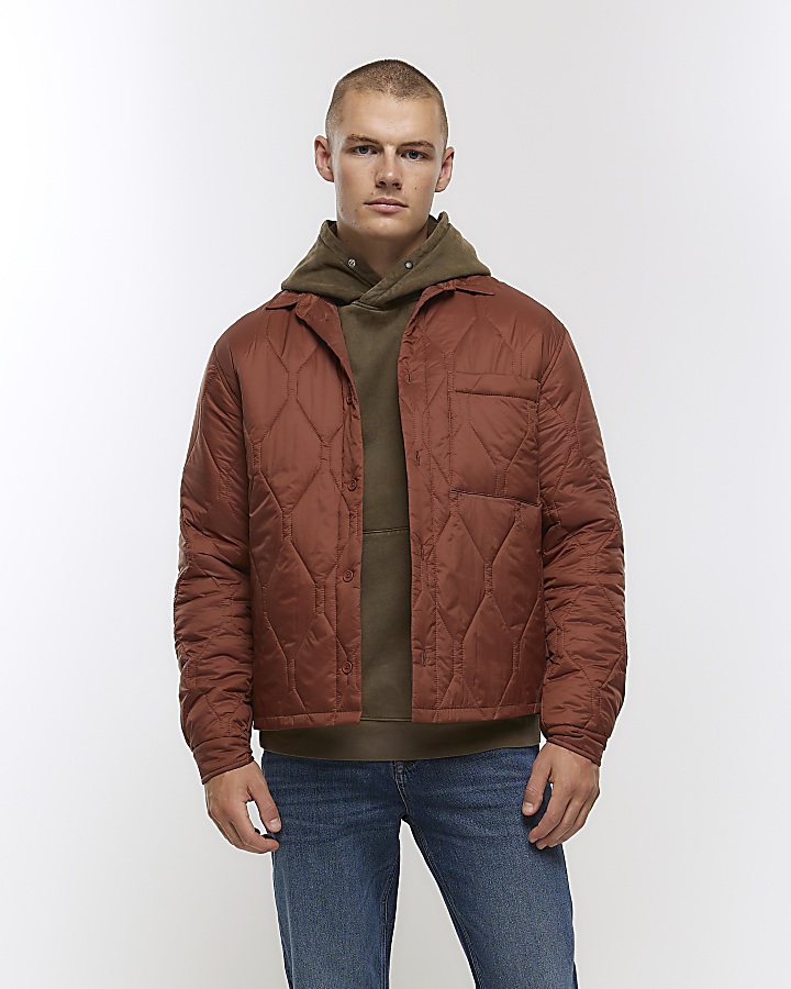 River island orange sales jacket