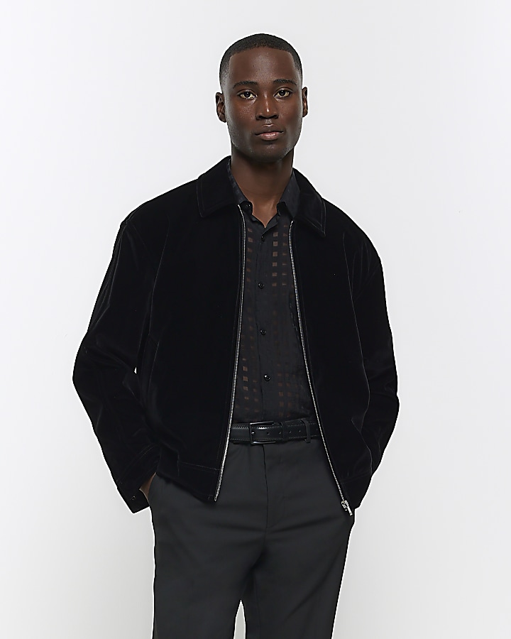 River island store velvet jacket