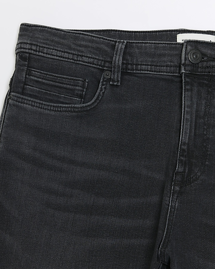 Black skinny fit jeans