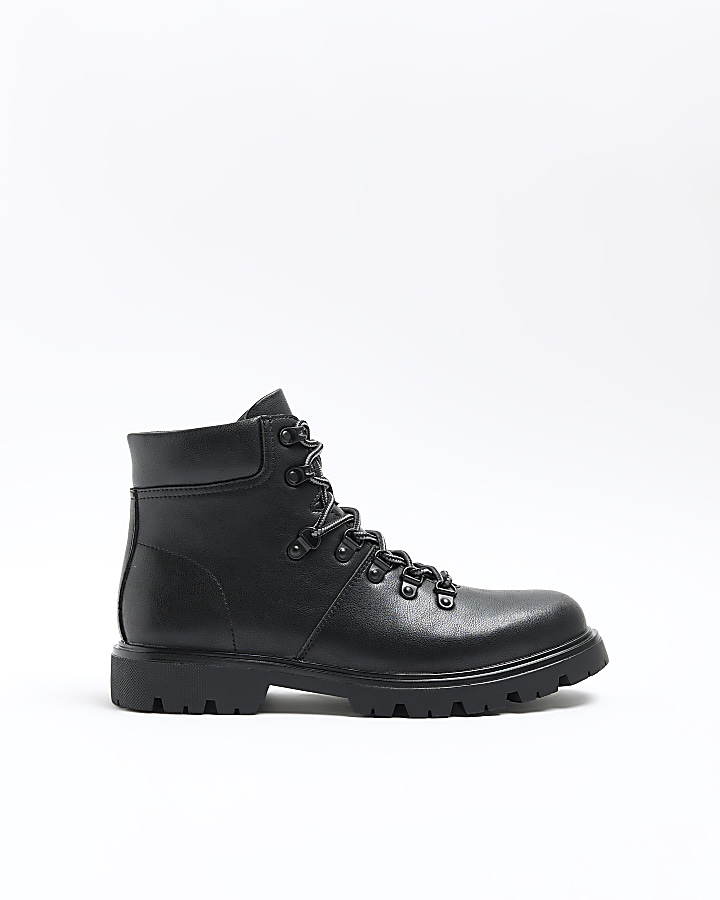 Black 2025 hiker boots