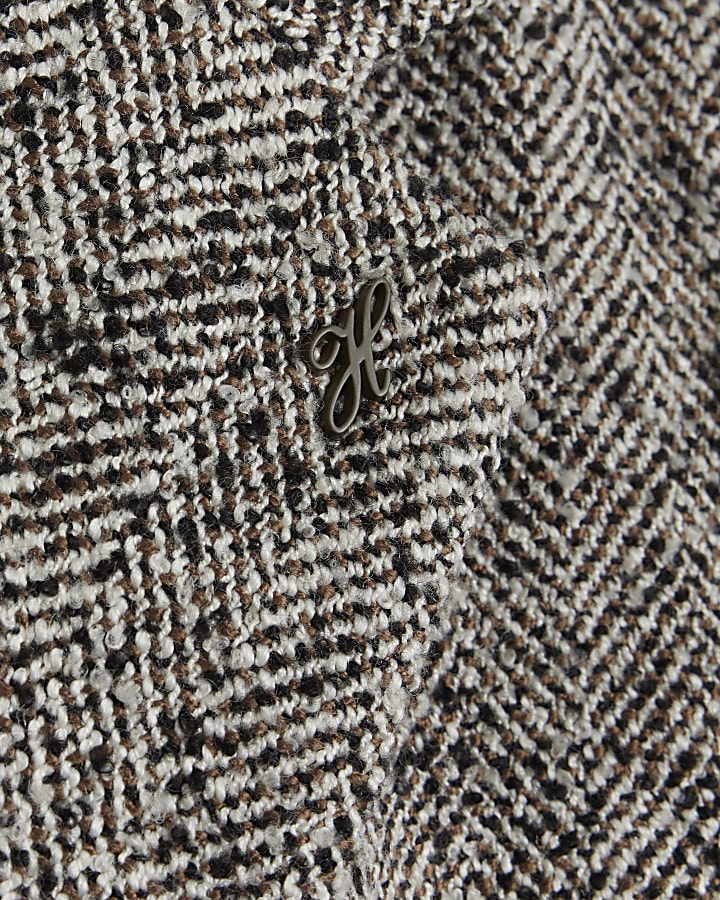 Grey Holloway Road regular wool blend coat | River Island