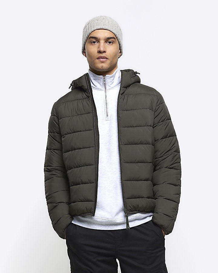 River island cheap puffer jacket mens