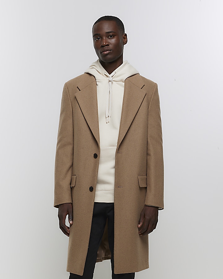 River island store wool coat