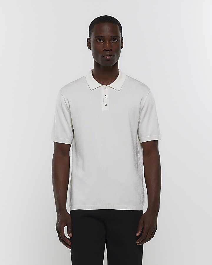 River island best sale muscle fit polo