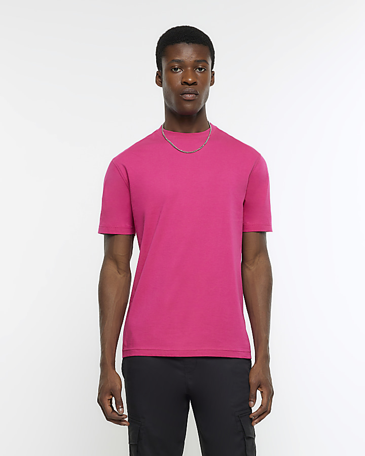 Pink t 2025 shirt river island