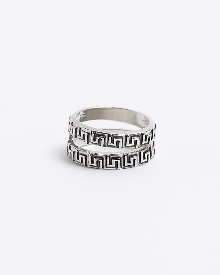 Silver Colour Greek Split Ring