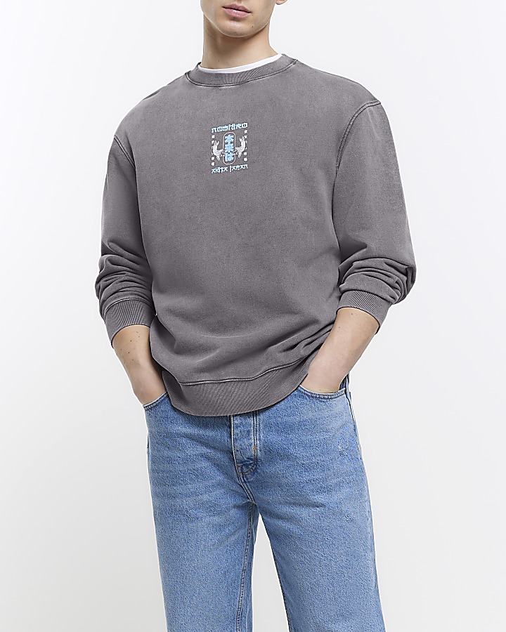 H&m cheap japanese sweatshirt