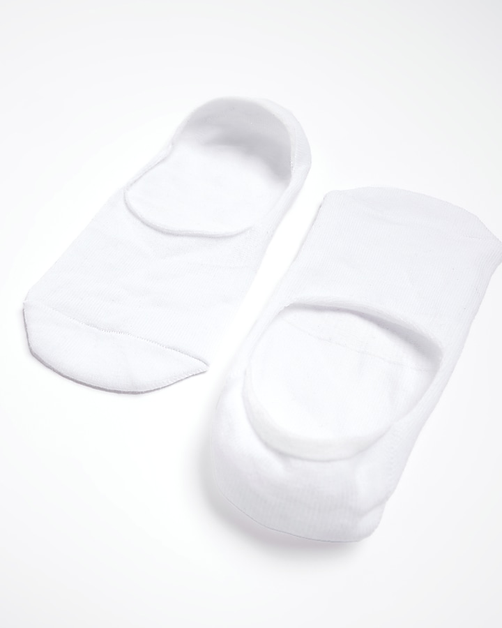5PK White RI liner socks