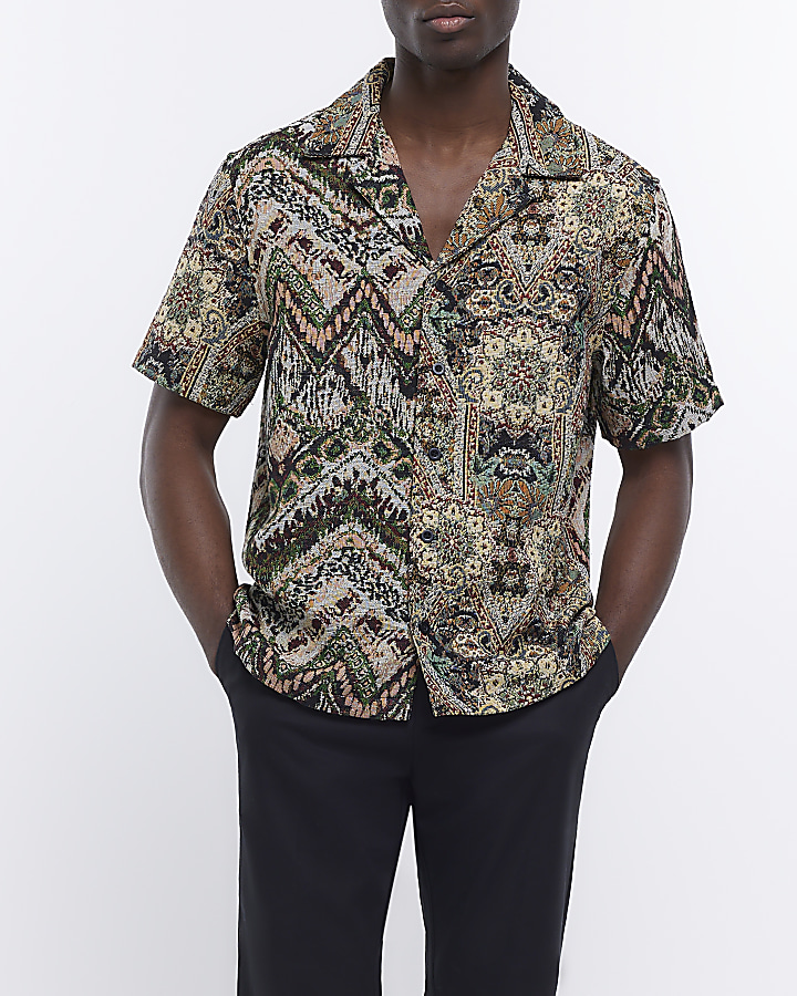 River island aztec hot sale shirt