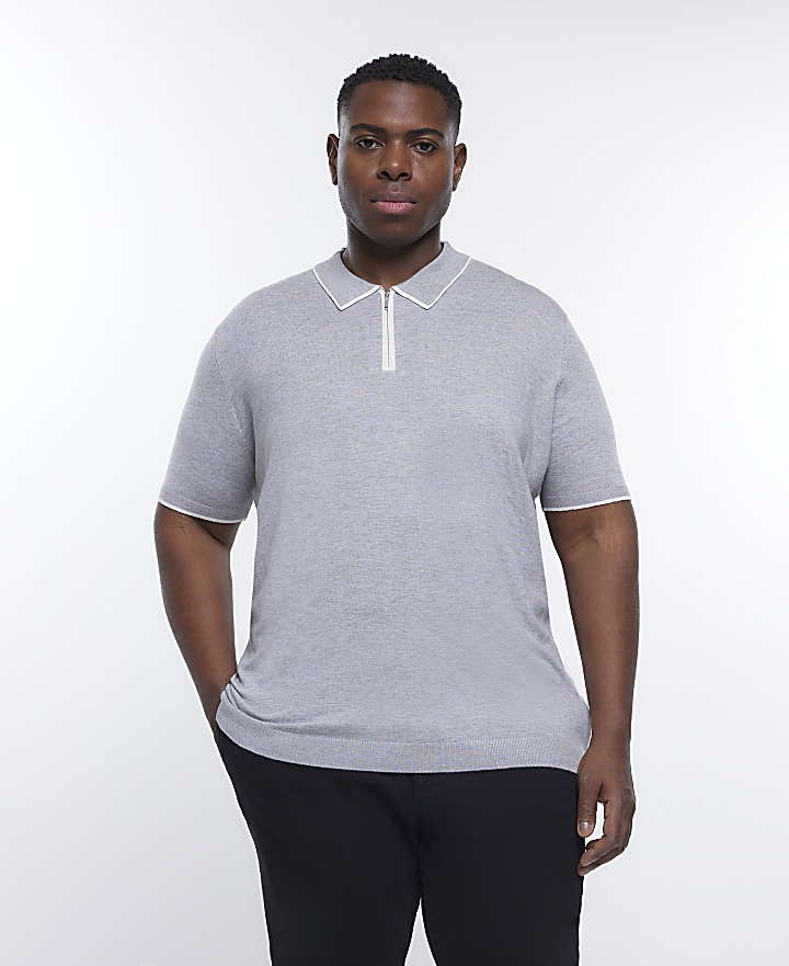 River island muscle fit 2024 polo