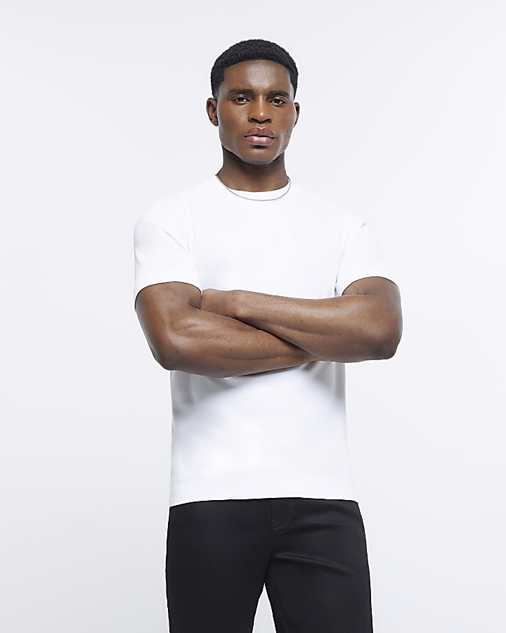 White RI Studio Muscle fit t-shirt