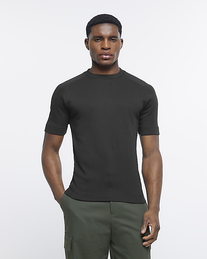 Black RI Studio Muscle fit t-shirt