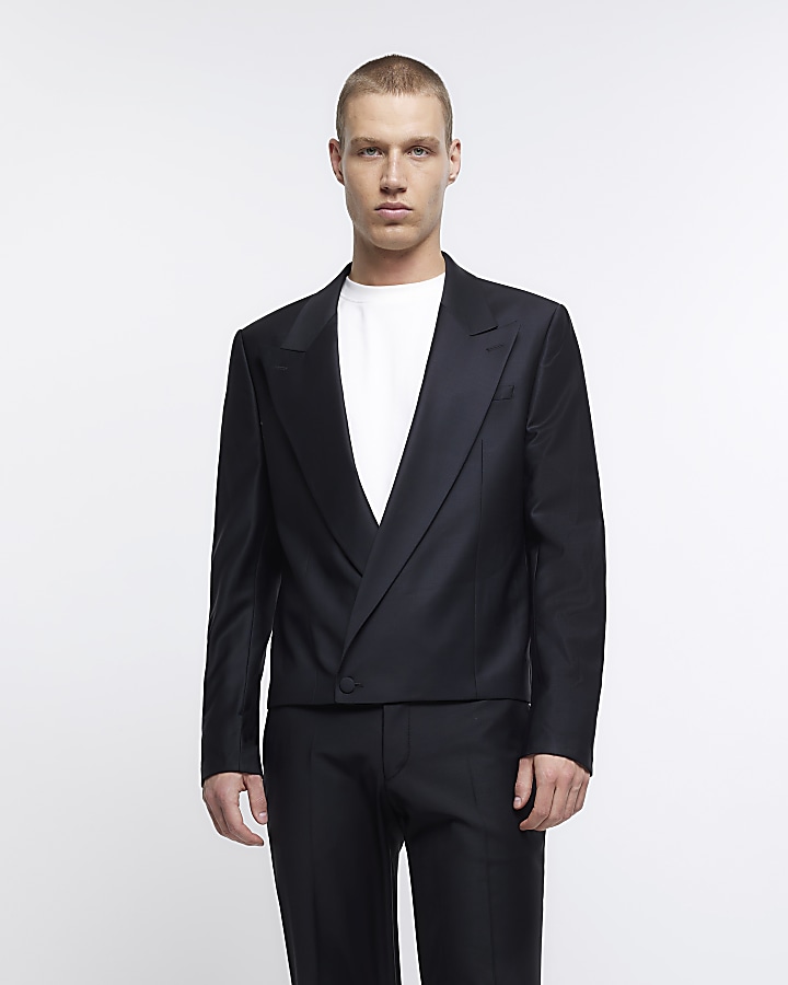 Mens cropped shop tuxedo jacket