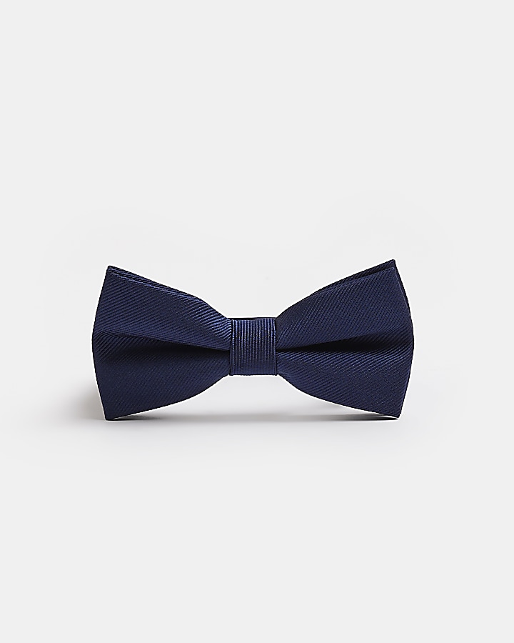 Navy Twill Bow Tie