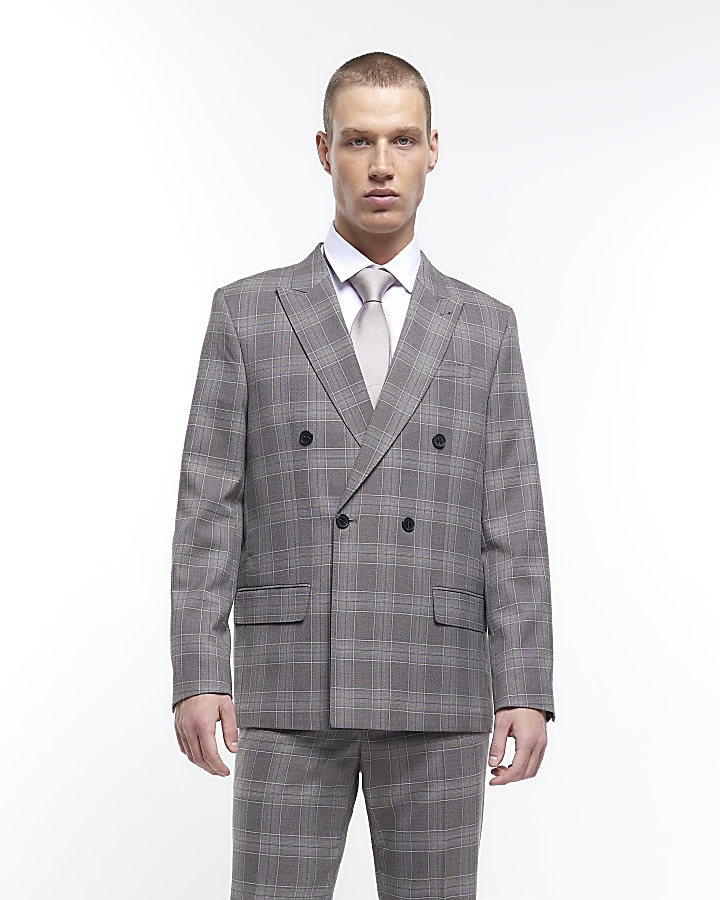 River island 2024 checked jacket