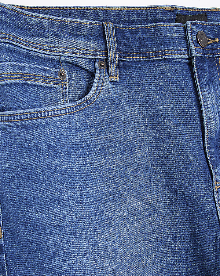 Blue skinny fit jeans | River Island