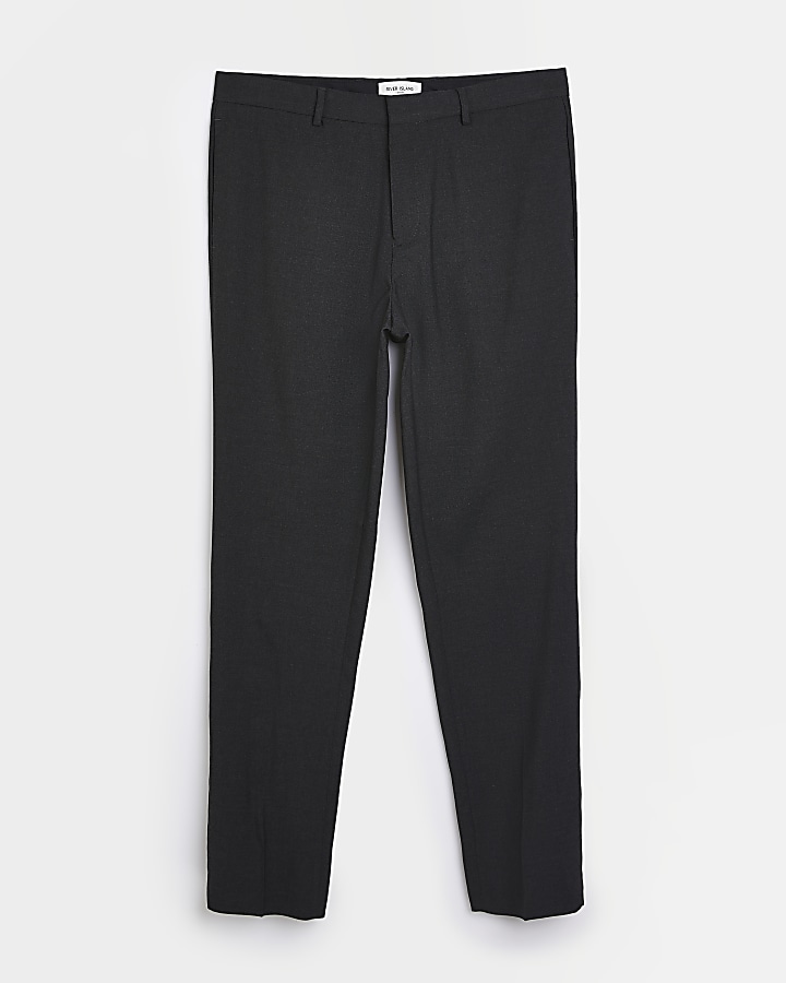 Dark Grey slim fit suit trousers