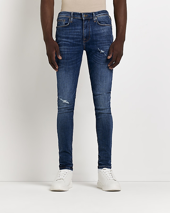 Ripped jeans hot sale river island