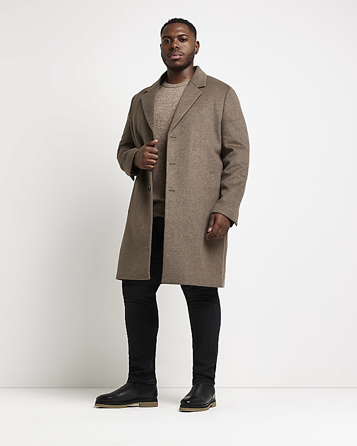 River island cheap mens overcoat