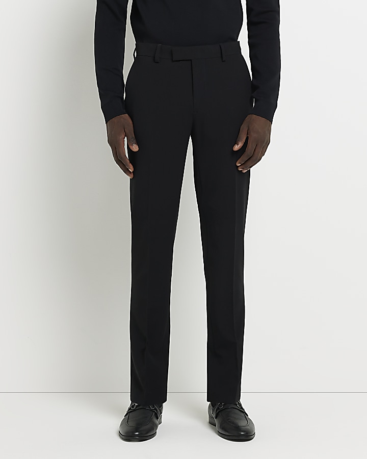 Black Super Skinny fit suit trousers