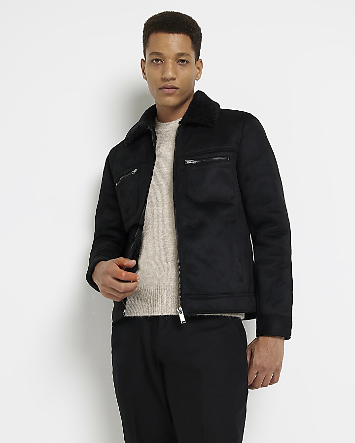 Black borg outlet lined jacket