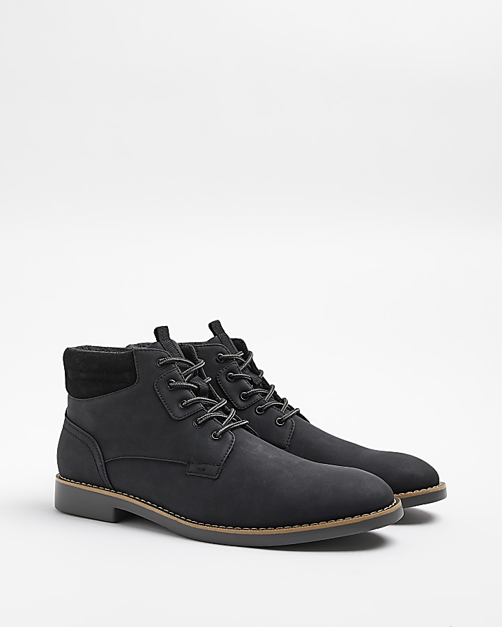 Black chukka boots