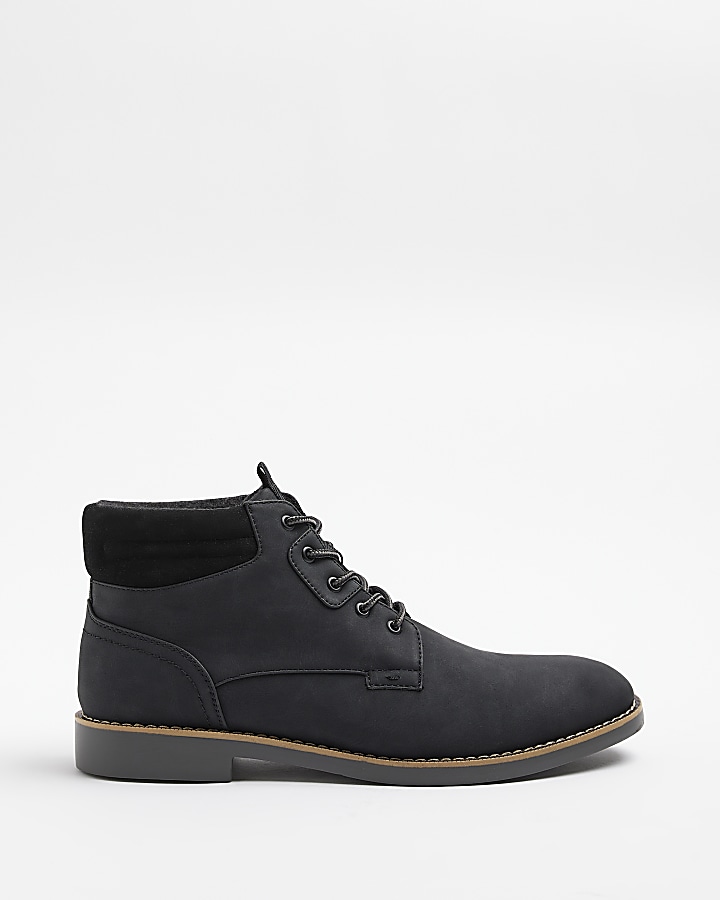 Black chukka boots