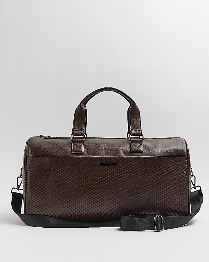 Faux leather outlet duffle bag mens