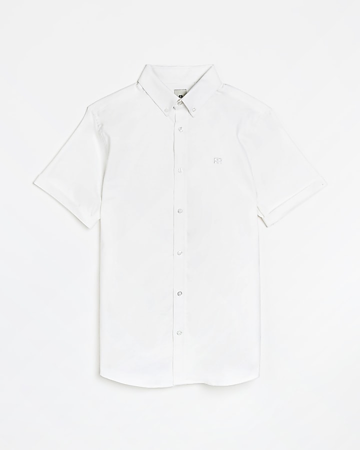 White Slim fit Oxford shirt