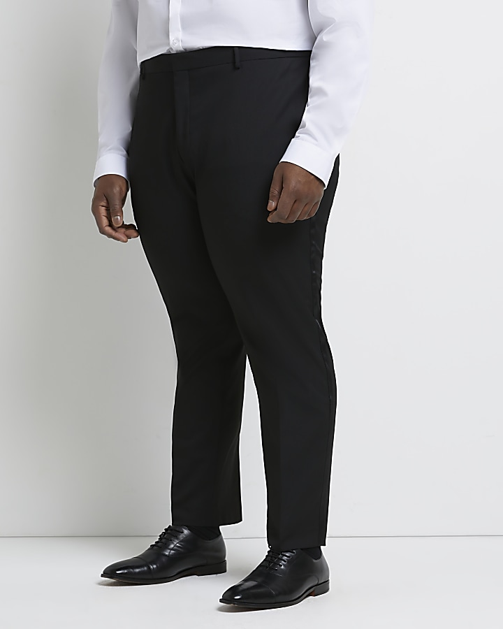 Tall black clearance slim leg trousers