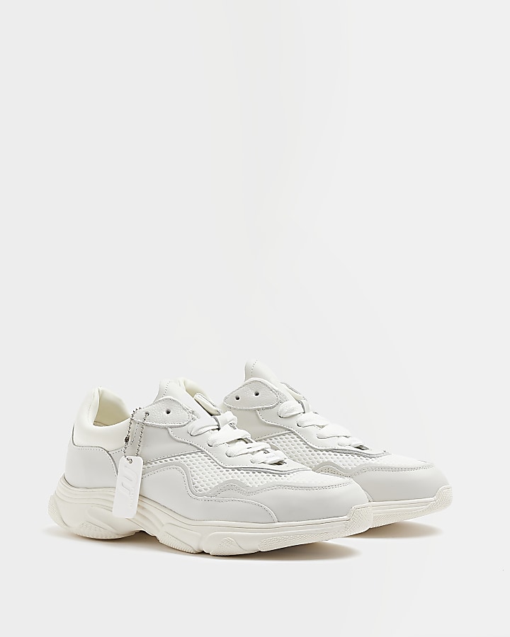 Nushu white leather Trainers