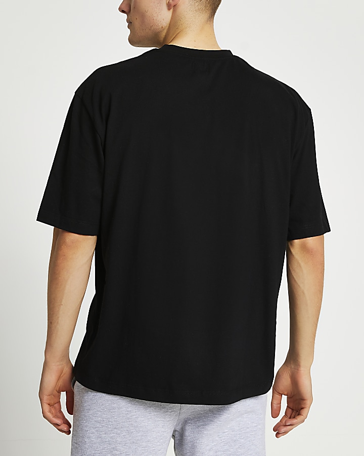 Black RI oversized t-shirt