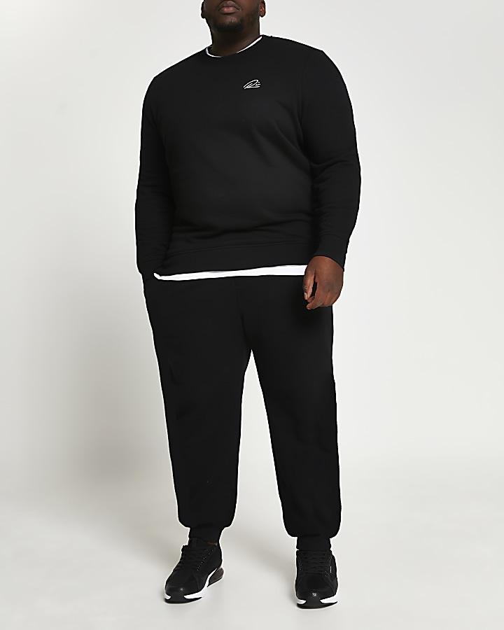 Black slim 2025 fit sweatshirt