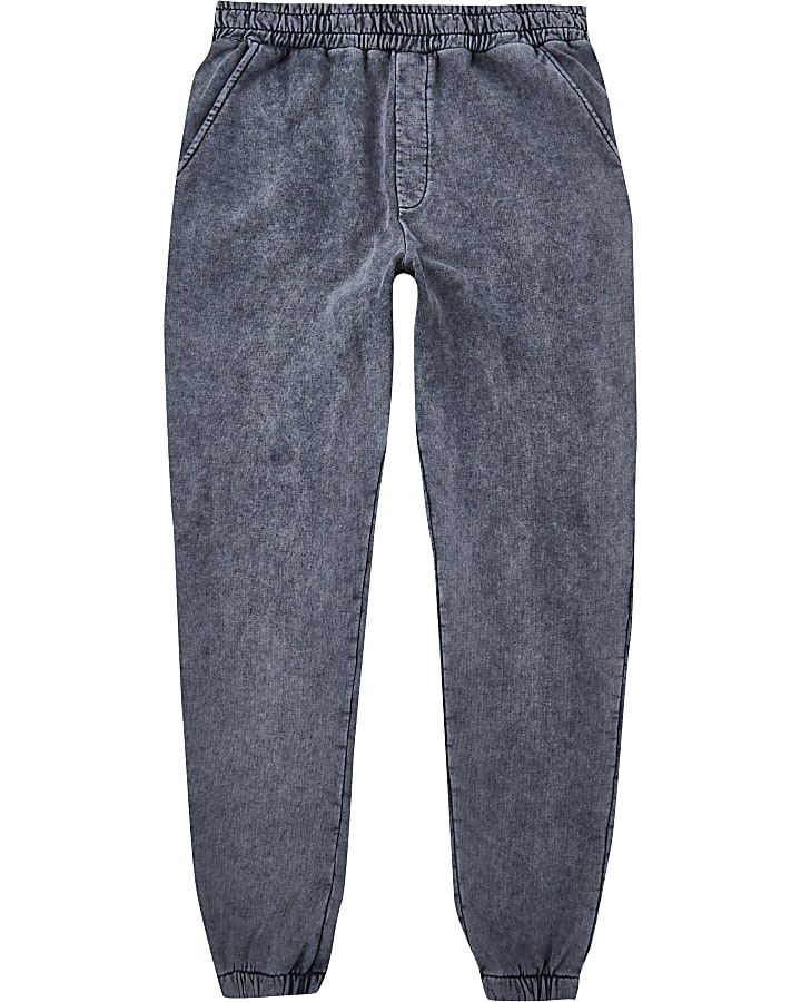 Grey washed joggers