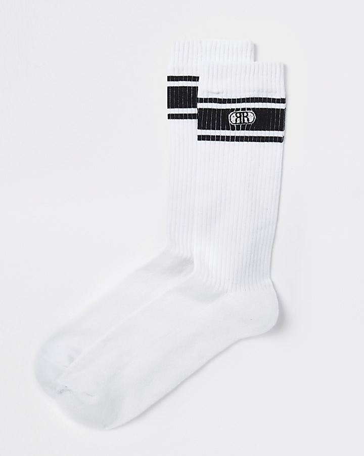 Black RR stripe socks
