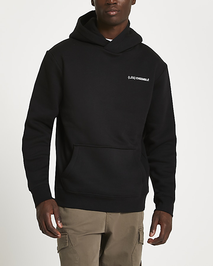 Black 'Les Ensemble' hoodie
