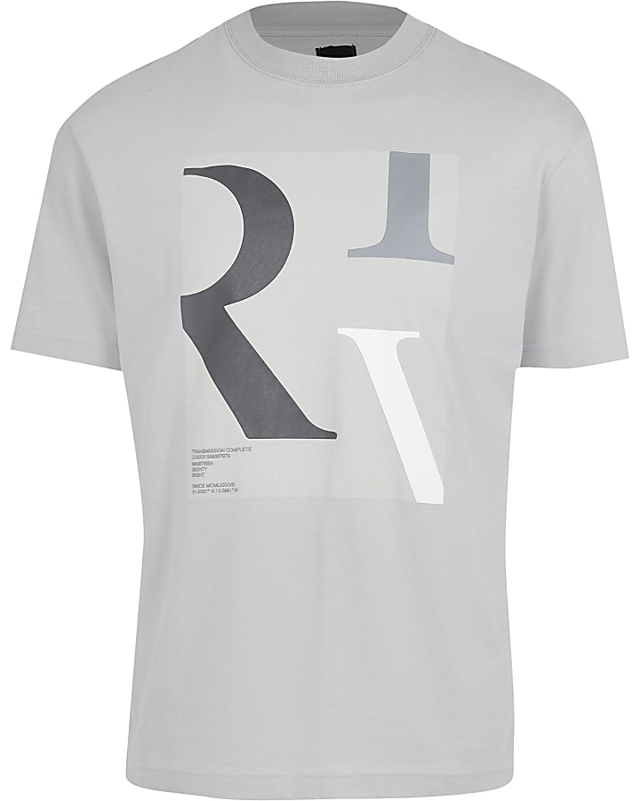 Grey graphic t-shirt