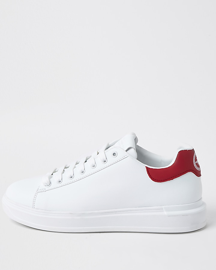 White red back tab trainers