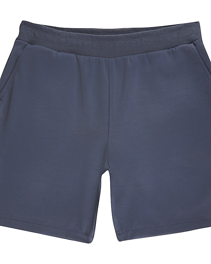Grey premium slim fit shorts