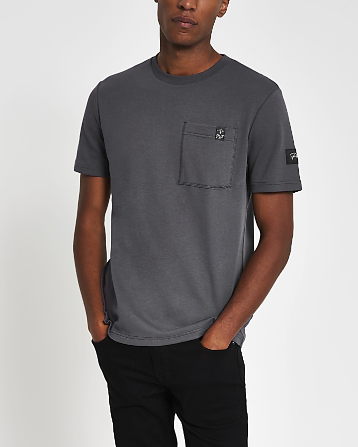 Prolific grey slim short sleeve t-shirt