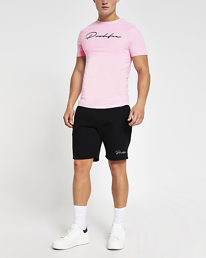 Prolific pink slim fit t-shirt