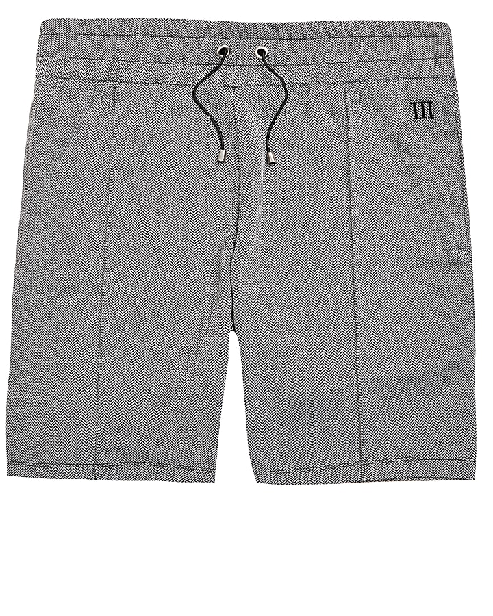 Maison Riviera grey jersey slim fit shorts