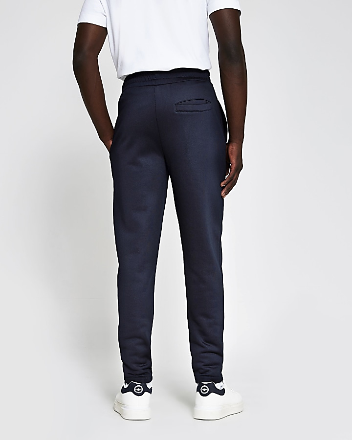 Navy slim fit joggers