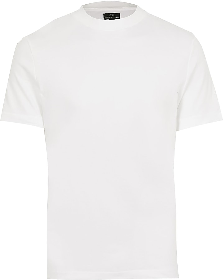 White premium slim fit t-shirt
