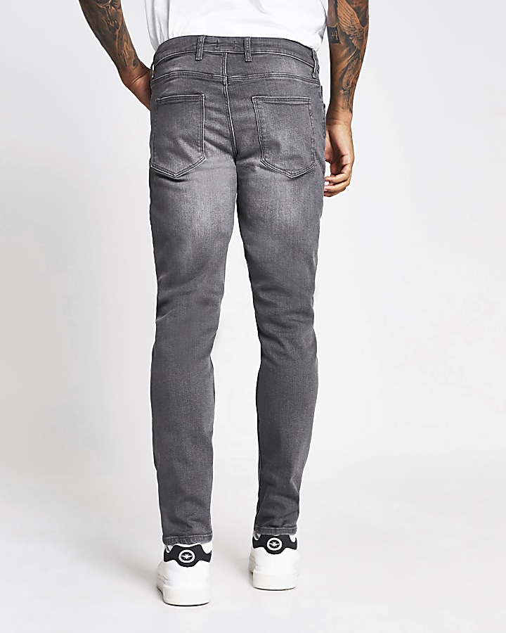 Black and grey Dylan slim denim jeans 2 pack