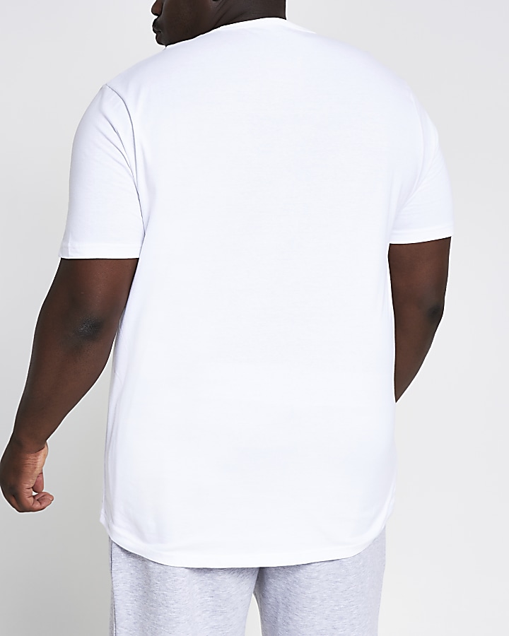 Big and Tall Prolific white slim fit T-shirt